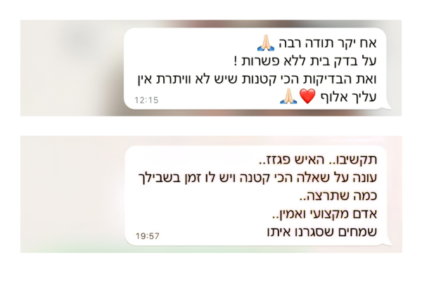 בדק בית - עידן בדק - המלצה 17